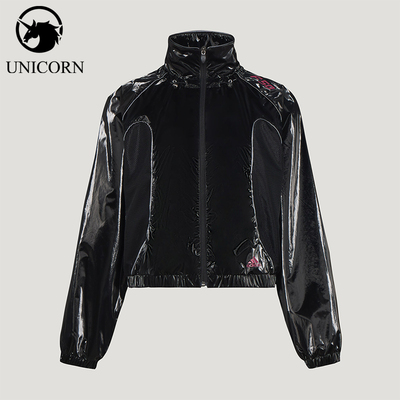 Adidas/阿迪达斯正品2026女士时尚简约拉链宽松外套KY5756