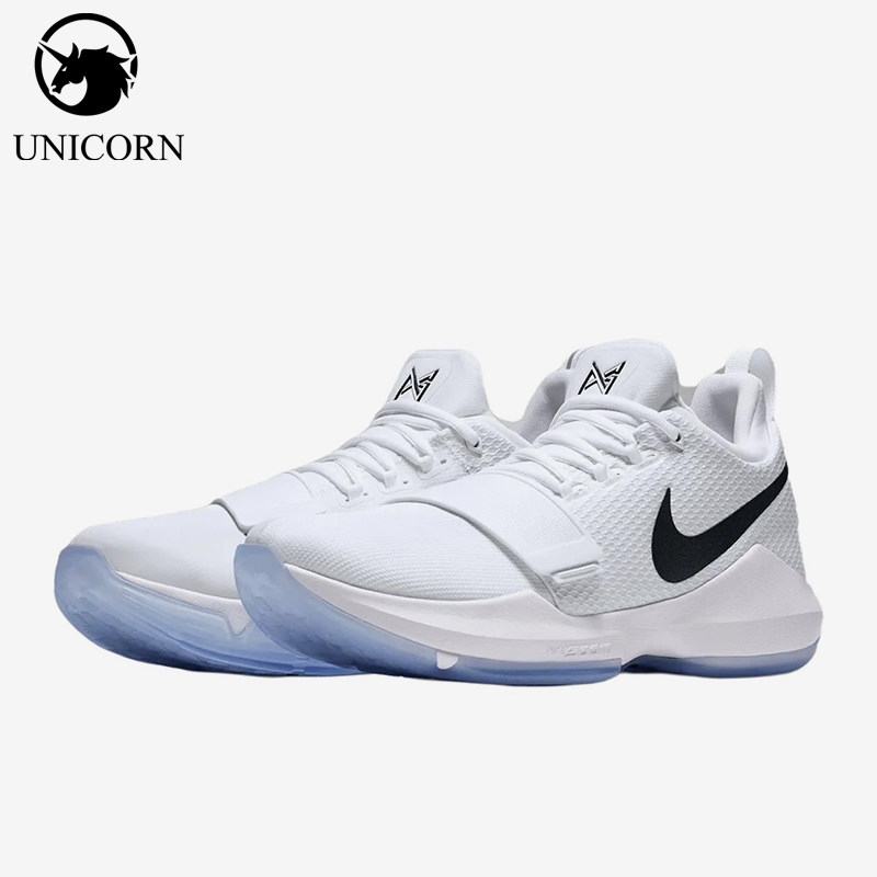 Nike/耐克正品PG1新款男白黑色贴合简约经典网布篮球鞋IV2869-100