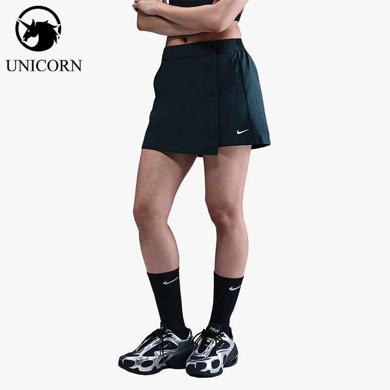 Nike/耐克正品Sportswear女士透气运动梭织休闲裙裤HM6980-478