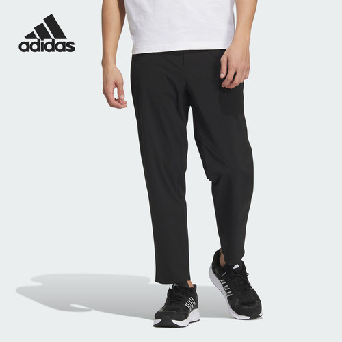 Adidas/阿迪达斯官方正品夏季新款男士修身运动休闲九分裤JD5229