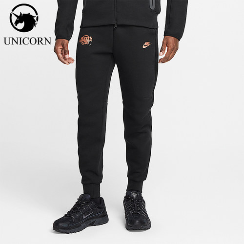 Nike/耐克正品Tech Fleece男士系带针织束脚休闲运动裤HQ3749-010