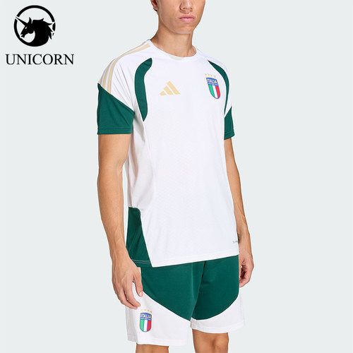 Adidas/阿迪达斯正品2026年男士休闲时尚运动经典短袖T恤JZ9375