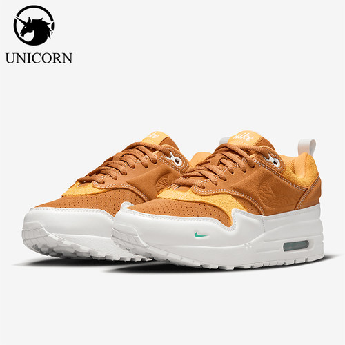 Nike/耐克正品Air Max 1女士低帮气垫厚底耐磨运动鞋FQ4298-800