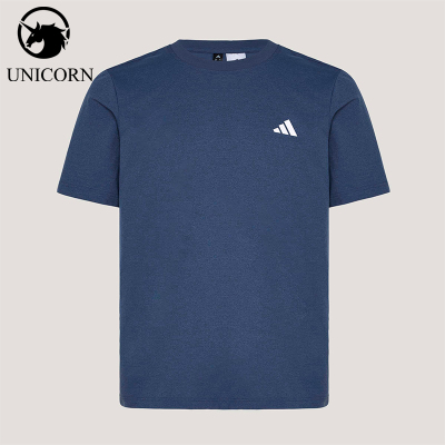 Adidas/阿迪达斯正品春季男士日常耐穿针织经典透气运动T恤KU6404