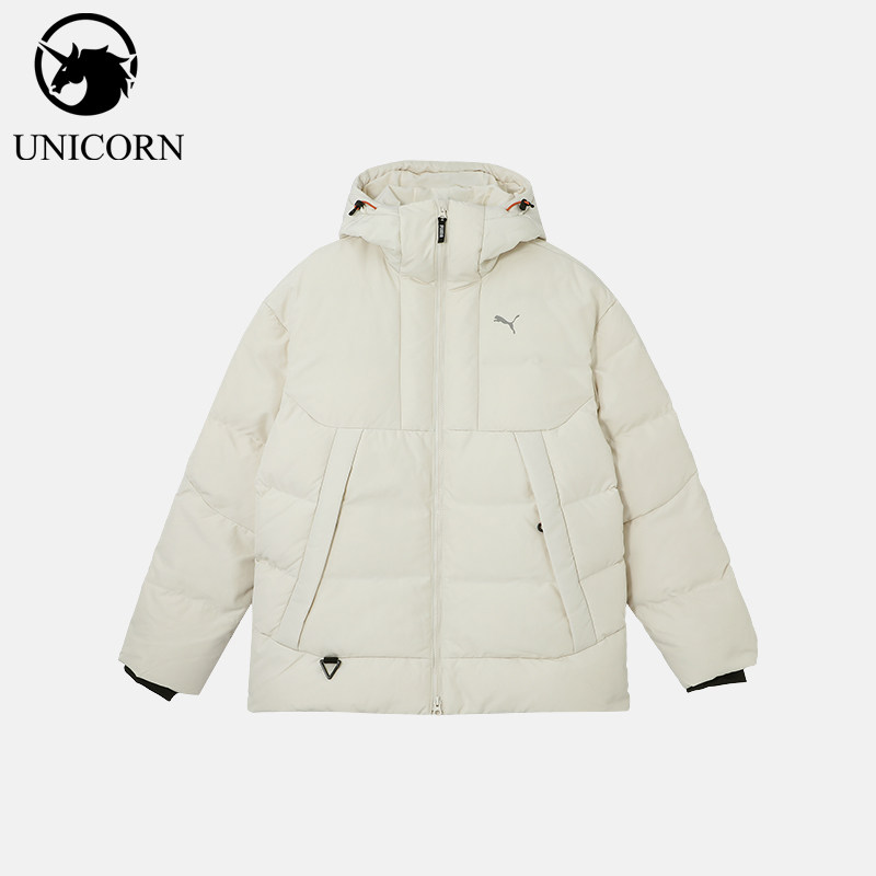 Puma/彪马正品WINTERIZED男士运动连帽保暖长袖羽绒服629739-87