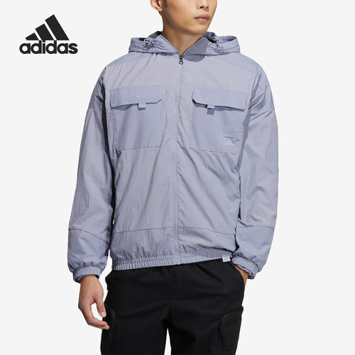 Adidas/阿迪达斯正品WOVEN JACKET男子连帽夹克外套IA6964