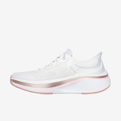 Skechers斯凯奇正品GO RUN Elevate 2.0女款低帮跑步鞋129006-WPK