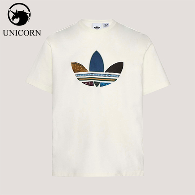 Adidas/阿迪达斯正品三叶草男士运动松弛感宽松轻盈短袖T恤KW5670