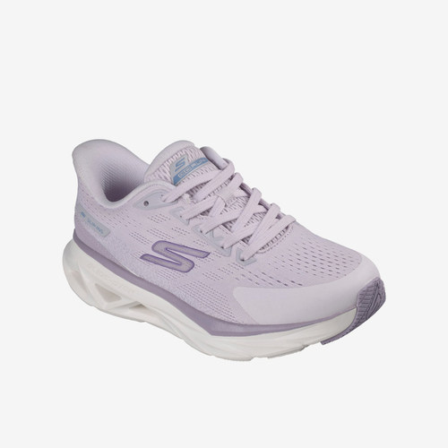 Skechers斯凯奇正品GO系列女透气系带轻便舒适跑步鞋129825-LAV