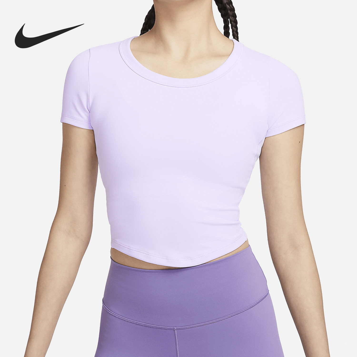 Nike/耐克正品One Fitted Dri-FIT女士夏季运动T恤FN2805-512