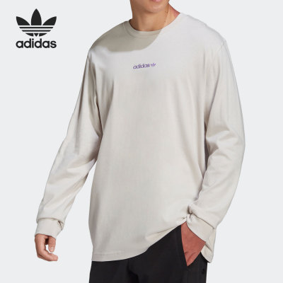 Adidas/阿迪达斯正品三叶草当季男子运动圆领长袖T恤HN0392