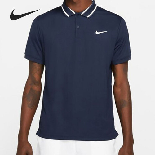 Nike/耐克正品男子夏季干爽网球运动短袖POLO衫 CW6850-451