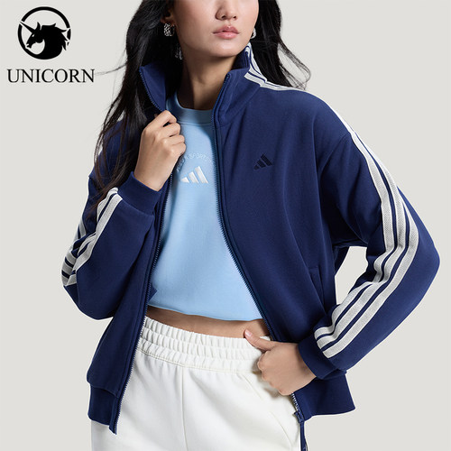 Adidas/阿迪达斯官方正品3STRIPEKNITJACKET新款女夹克外套KS2816