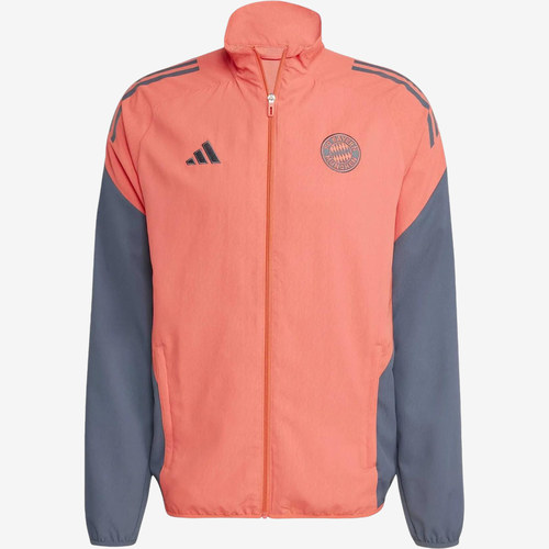 Adidas阿迪达斯正品Bayern男款拉链立领运动休闲长袖T恤JN5629