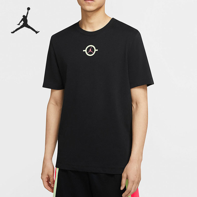 NIKE/耐克正品 JORDAN DONGDAN LOGO 男子运动短袖T恤CW7087-010