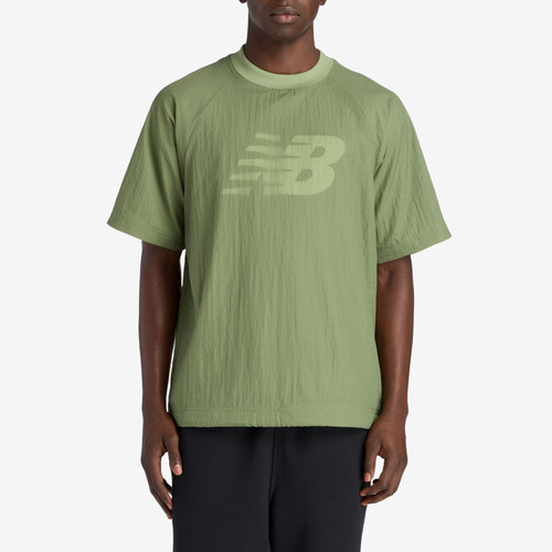 New Balance新百伦正品男士圆领透气插肩袖短袖T恤MT6154U7-AAR