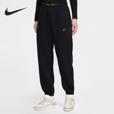 Nike/耐克正品2026春季款女士中腰针织刺绣长裤IF0233-051