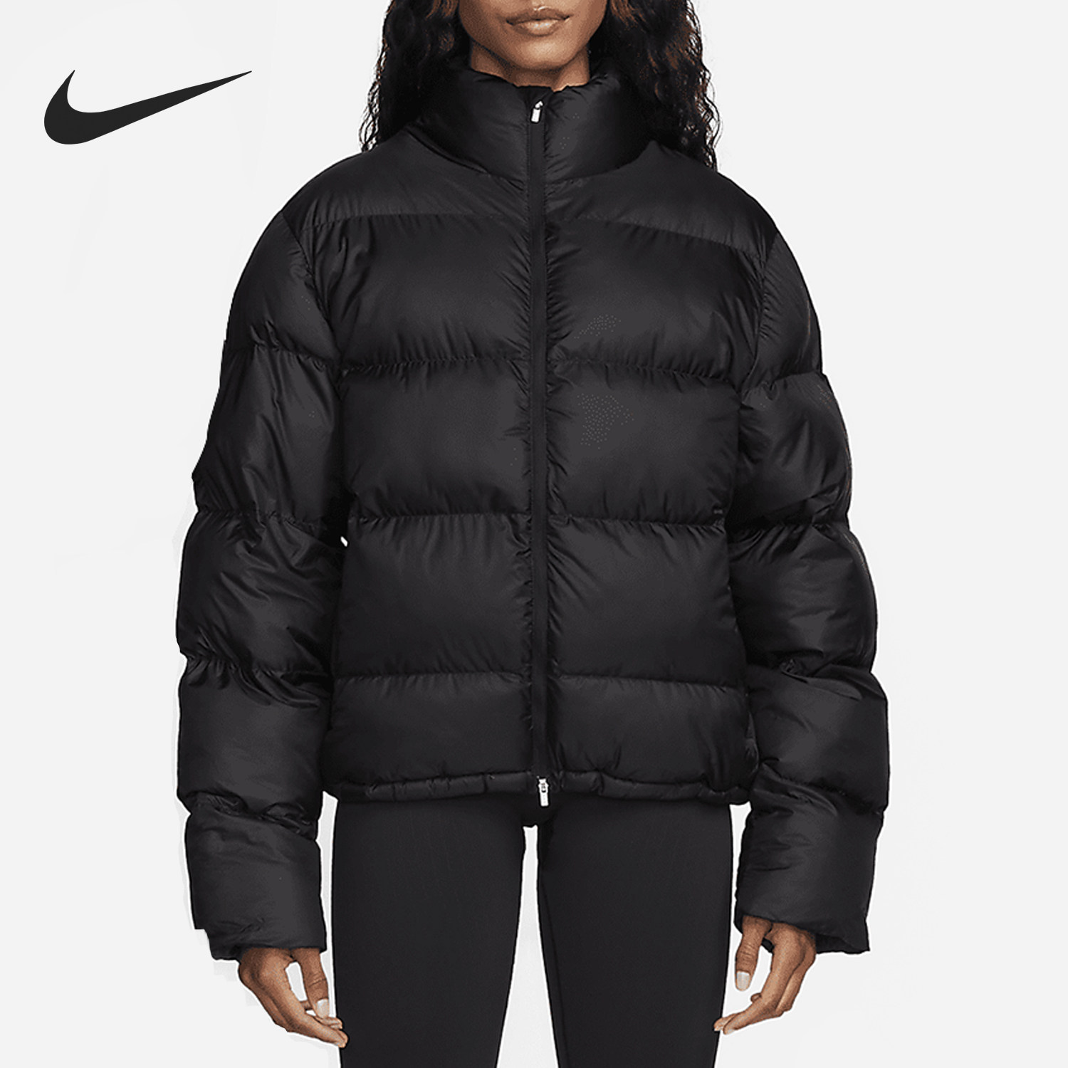 Nike/耐克正品MMW 男女款立领拉链长袖经典夹克外套DR5359-010