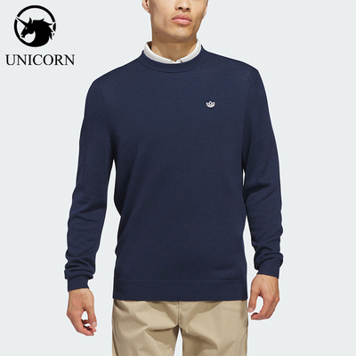 Adidas/阿迪达斯正品三叶草男士简约圆领亲肤舒适运动卫衣KB3827