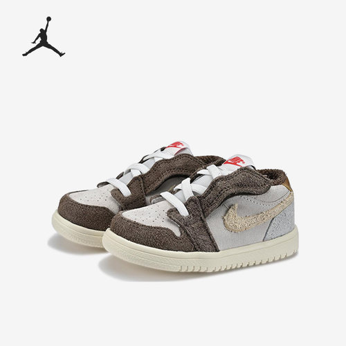 Nike/耐克正品当季Jordan 1 Low小童运动休闲鞋DZ4444-200