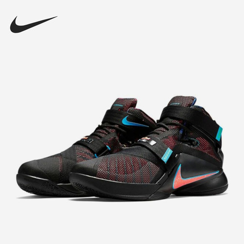 Nike耐克正品LeBron Soldier 9男高帮防滑耐磨篮球鞋749420-084