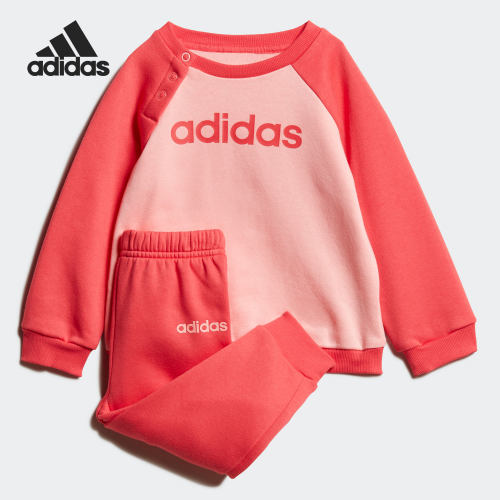阿迪达斯婴幼童圆领卫衣套装