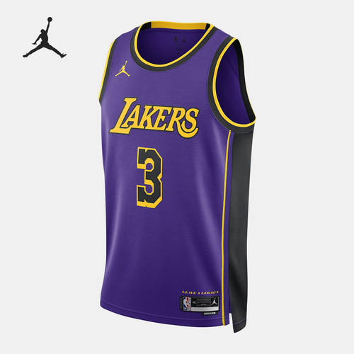 Nike/耐克正品Jordan洛杉矶湖人队男子透气篮球无袖T恤DO9530
