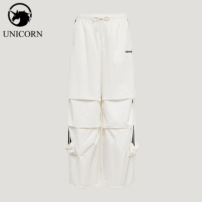 Adidas/阿迪达斯正品PARACHUTE PANTS女士经典宽松运动伞裤LF1193