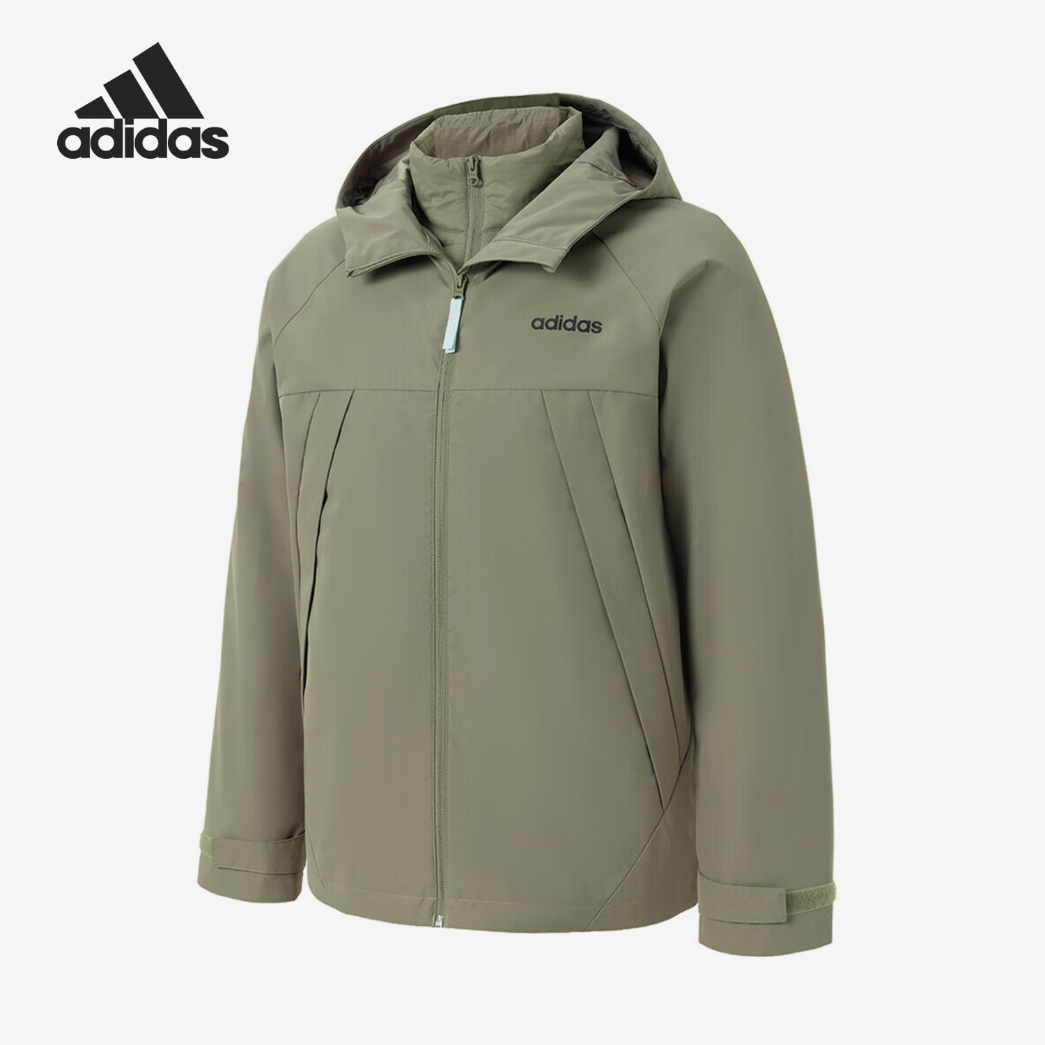 Adidas/阿迪达斯正品运动男女同款三合一户保暖夹克JL8265