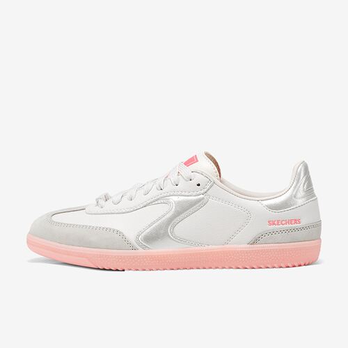 Skechers斯凯奇正品薄底低帮女款舒适百搭通勤板鞋185235-WPNK