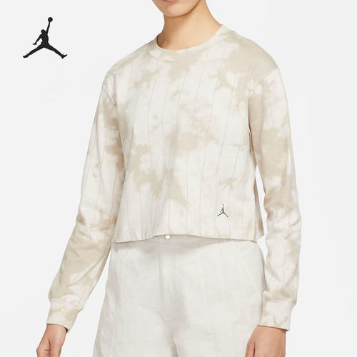 Nike/耐克正品JORDAN女子休闲运动针织长袖T恤 DM5256-104