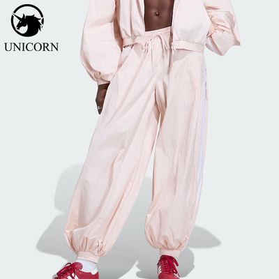 Adidas/阿迪达斯正品三叶草女士梭织经典休闲宽松气球裤KY5053