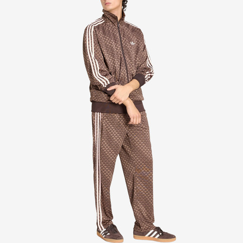 Adidas阿迪达斯正品Firebird男款三条纹满印宽松立领夹克KE1677