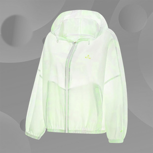 Lining 健身系列女子抗紫外线防晒宽松运动外套AFDT544 李宁正品