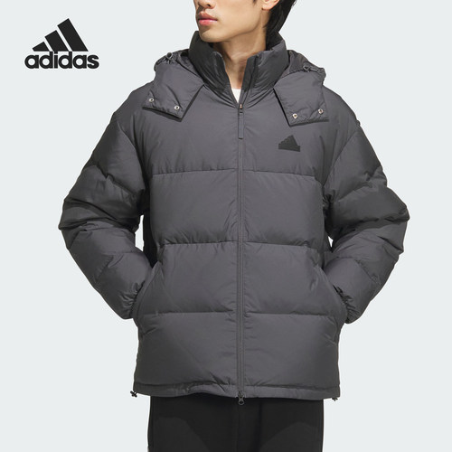 Adidas/阿迪达斯正品PUFYDOWN新款男女经典休闲夹克外套JM9132