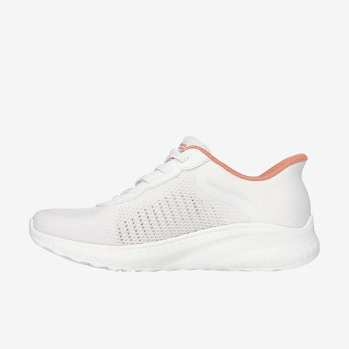 Skechers斯凯奇正品BOBS SQUAD CHAOS女款跑步鞋117639-WHT