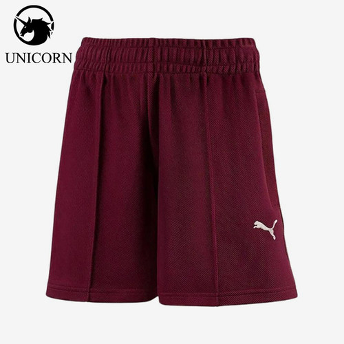 Puma/彪马正品女士复古透气运动休闲经典舒适短裤634781-96