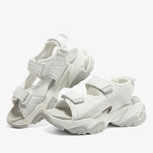 Skechers 机甲凉鞋 斯凯奇正品 透气厚底女子运动休闲沙滩鞋