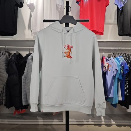 Lining/李宁正品春季新款男女同款宽松舒适连帽套头卫衣AWDU049-4