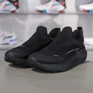 AGLU099 GO男子减震回弹厚底耐磨舒适一脚蹬休闲鞋 SOFT 李宁正品