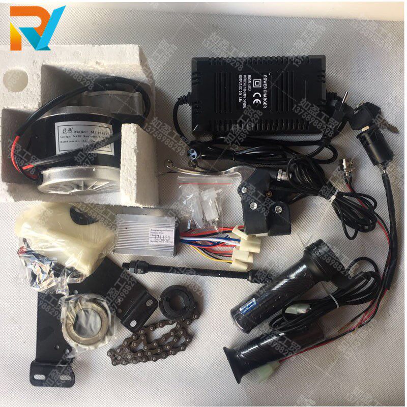 电动车配件改装自行车配件/自行车改装电动自行车套件24V250W350W图片