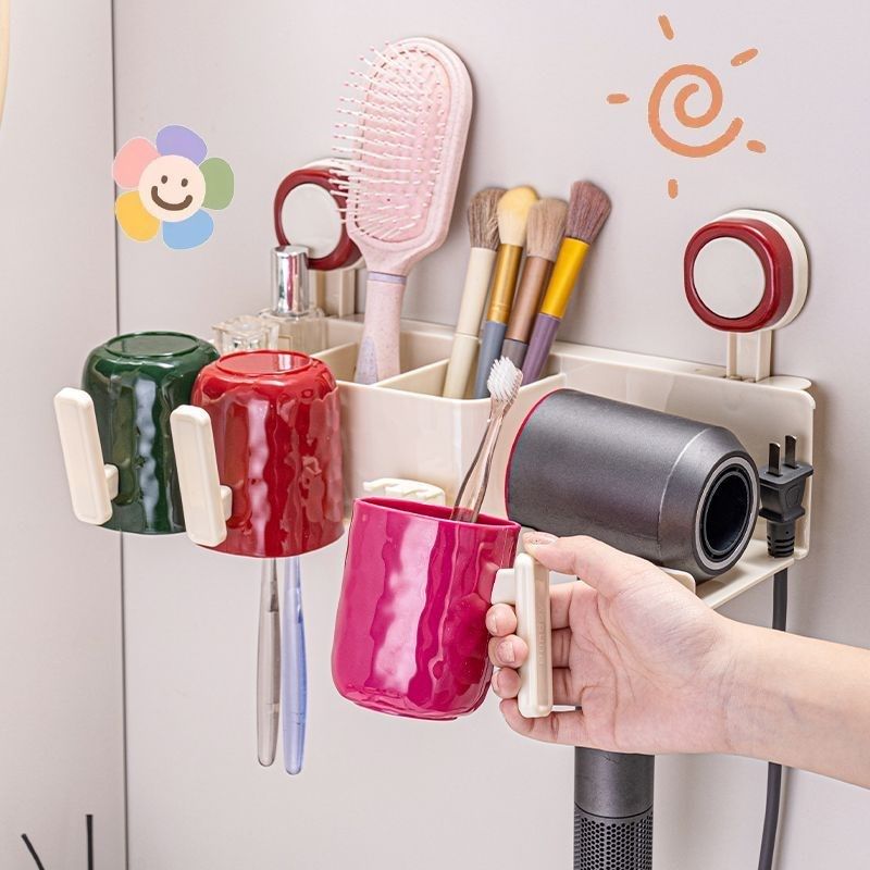 挂在墙上的牙刷架吸盘牙刷置物架壁挂式免打孔2025新款卫生间漱口,家庭/个人清洁工具,牙刷架/牙具座,淘宝优惠券,粉丝福利购,淘宝优惠卷