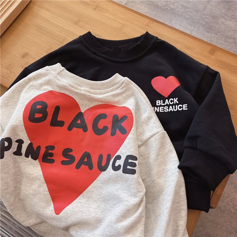 儿童春秋装男女童卫衣2024新薄款帅气潮酷韩版中小童宝宝套头上衣