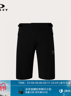 Oakley欧克利夏季潮流男款休闲时尚简约黑色骑行短裤FOA405050