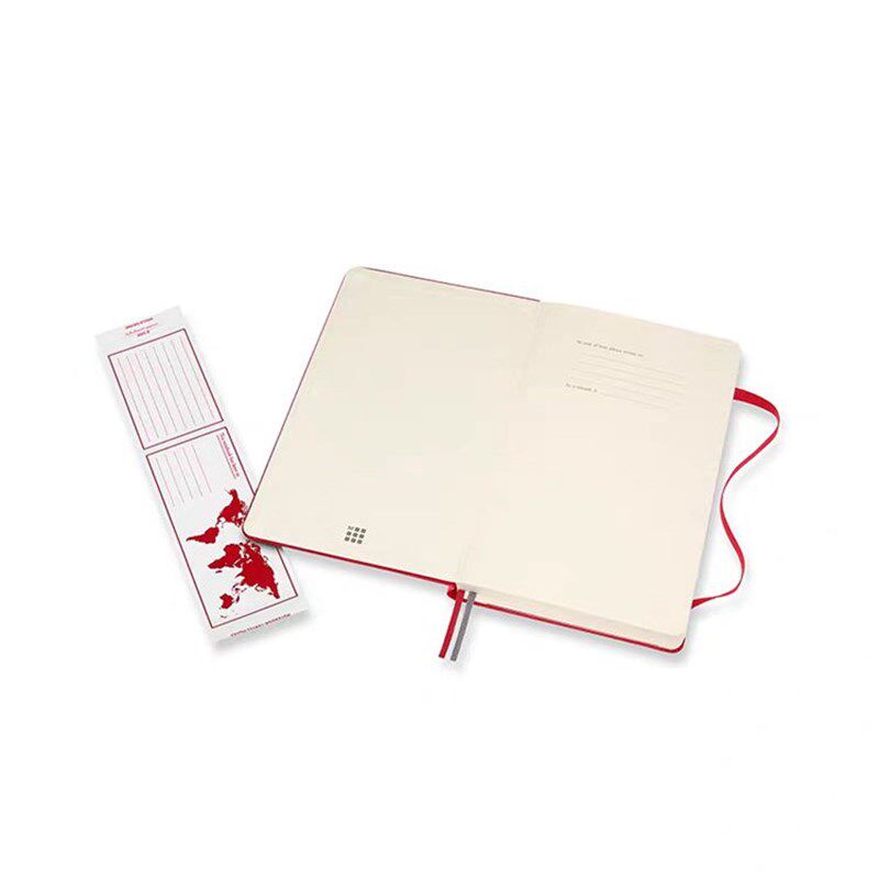 Moleine经典款大型笔记本页加厚商务办公记事本子无酸纸英语