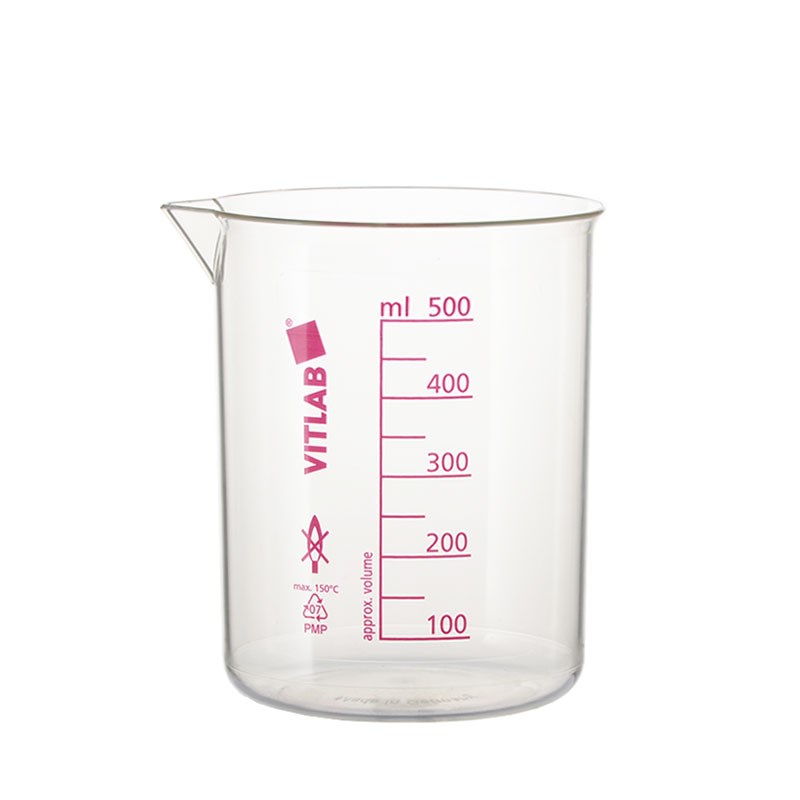 VITLB塑料烧杯PMP烧杯/100/0/高透高温格里芬烧杯
