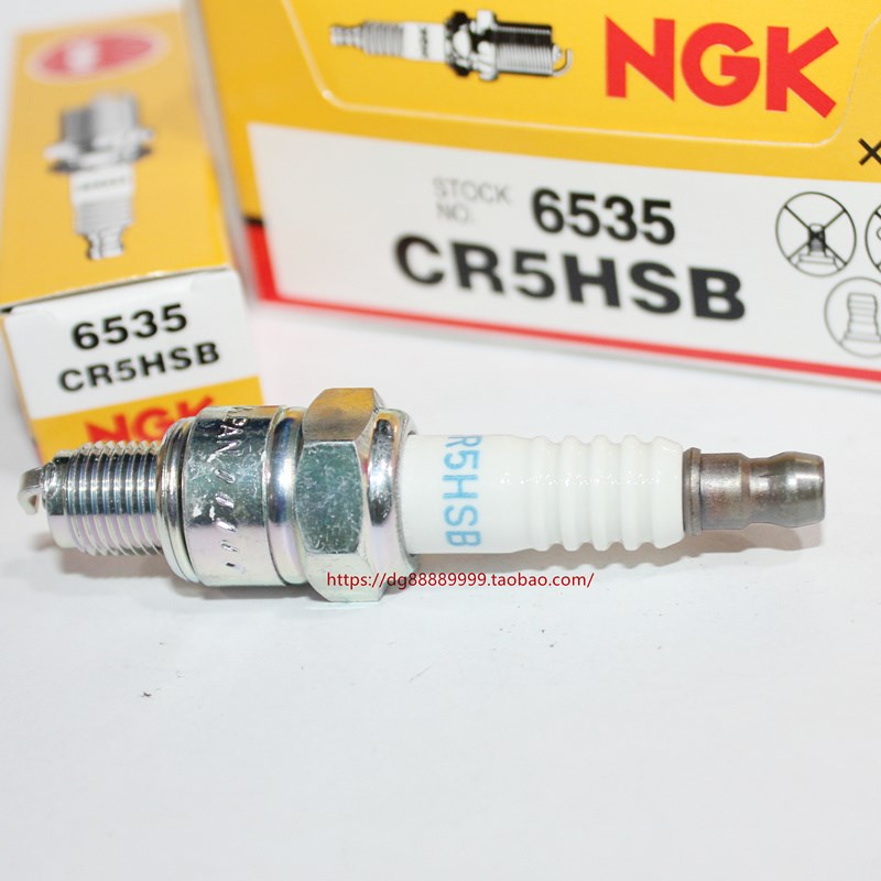 NGK火花塞CR5HSB适用船外机BF2DX/BF2D4/BF2B/BF4D/F6C/GXH50排烟
