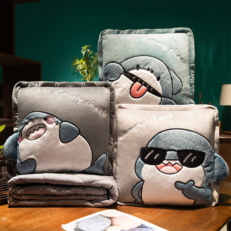 抱枕被子两用加厚办公室折叠毯二合一午睡枕头被空调汽车载内靠枕,居家布艺,抱枕被,淘宝优惠券,粉丝福利购,淘宝优惠卷