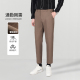 男休闲商务通勤绅士男士 显高男款 西装 男生咖啡色修身 子 裤 西裤