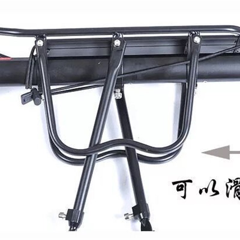 山地车铁制快拆后货架自行车行李架单车载物架衣架自行车配件